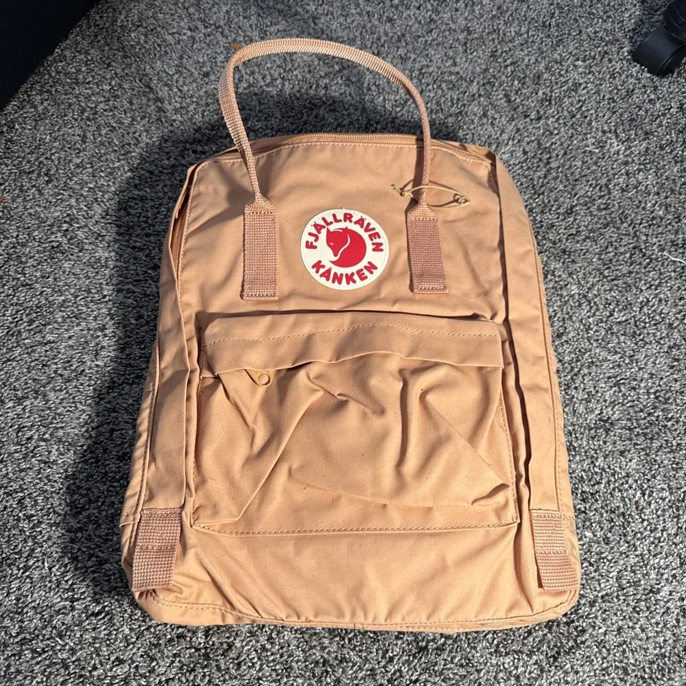 Fjallraven Kanken 23510  Classic Peach Sand Backpack Womens Bags In Peach